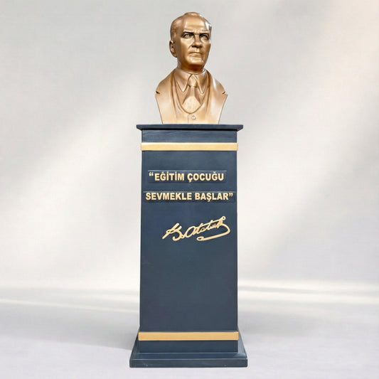 KT 110 Dikdörtgen Model Kaideli Atatürk Büstü (170 cm)