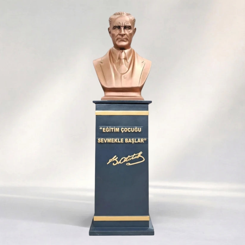 KT 110 Dikdörtgen Model Kaideli Atatürk Büstü (170 cm)